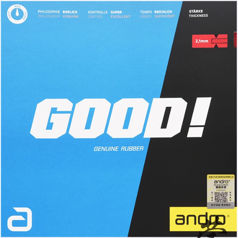 Table Tennis Rubber - 안드로 GOOD 탁구 러버는 끈적임이 없고