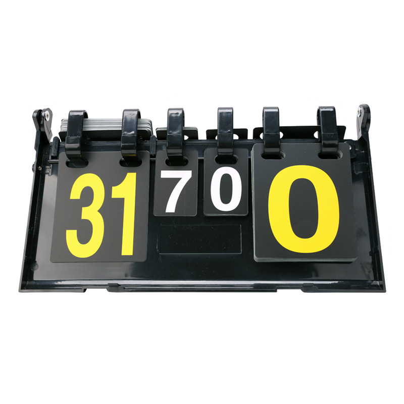 Table Tennis Scoreboard - 탁구 당구 경기용 양면 플립 점수판