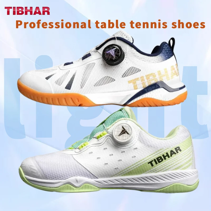 Table Tennis Shoes - 새로운 TIBHAR 스트레이트 버튼 탁구화, 전문