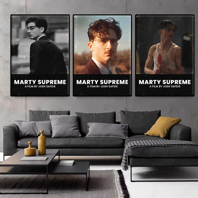 마티 슈프림 탁구 스포츠 영화 포스터 인쇄 현대 캔버스 - Table Tennis Marty Supreme 리뷰 및 가격