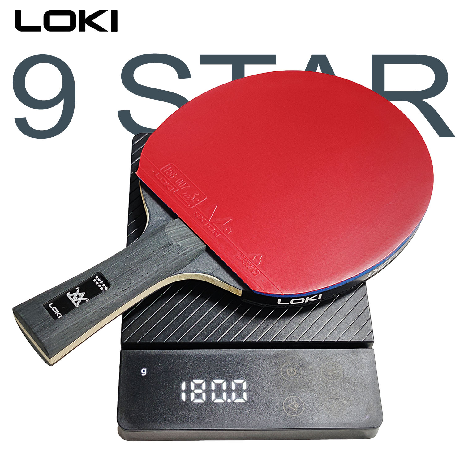 LOKI 9 스타 탁구 라켓 전문 5+2 탄소 탁구 패 - Table Tennis Movie 리뷰 및 가격