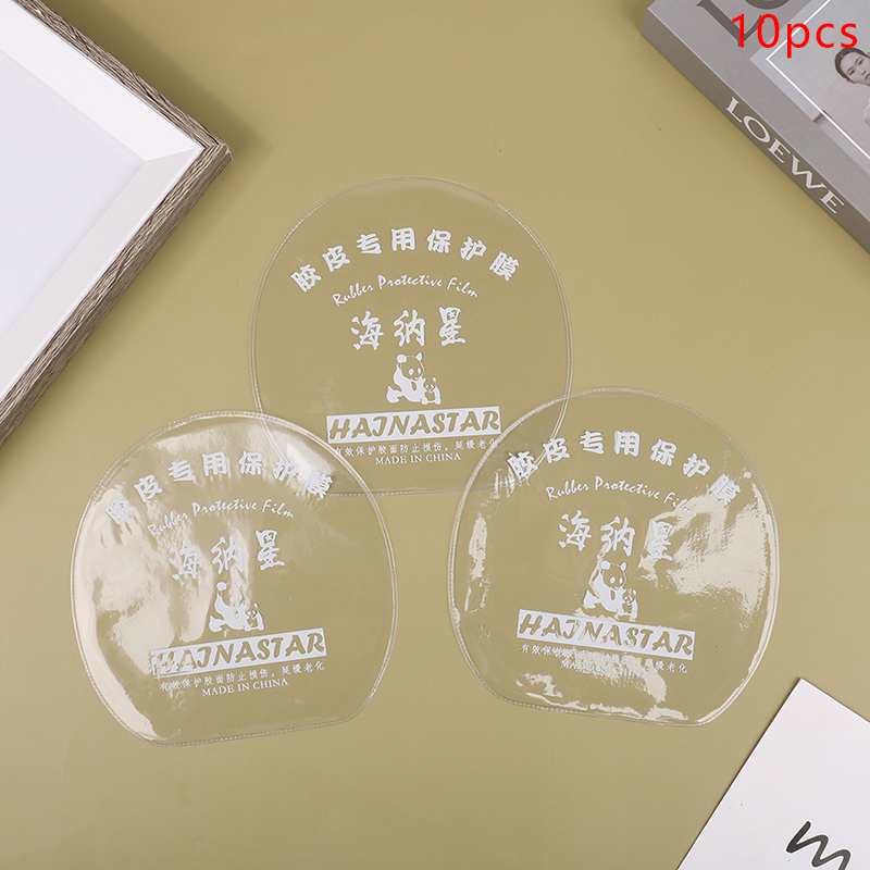 10Pcs 탁구 라켓 보호 필름 끈적 투명 유지 보수  - Table Tennis Rubber Protective Film 리뷰 및 가격