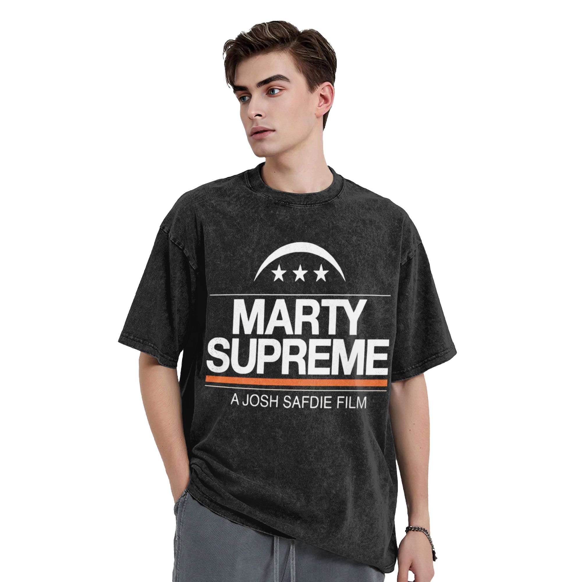 마티 슈프림 빈티지 워시드 티셔츠 탁구 영화 퓨어 코튼 - Table Tennis Marty Supreme 리뷰 및 가격