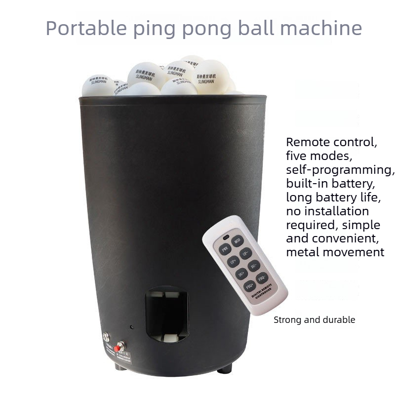 휴대용 탁구공 머신 자동, 충전식 핑퐁 로봇 발사기,  - Robot Ball Machine 리뷰 및 가격