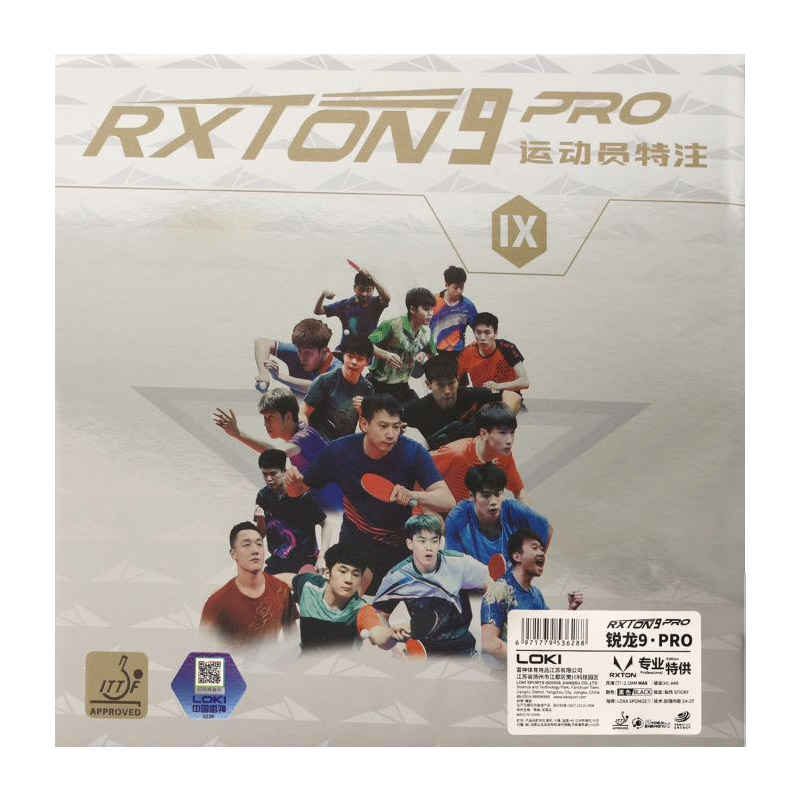 LOKI RXTON 9 PRO 탁구 고무 전문 선수용  - Table Tennis Movie 리뷰 및 가격