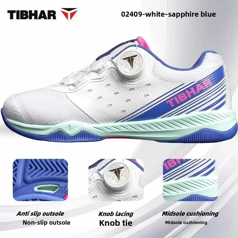 새로운 TIBHAR 스트레이트 버튼 탁구화, 전문 탁구 - Table Tennis Shoes 리뷰 및 가격