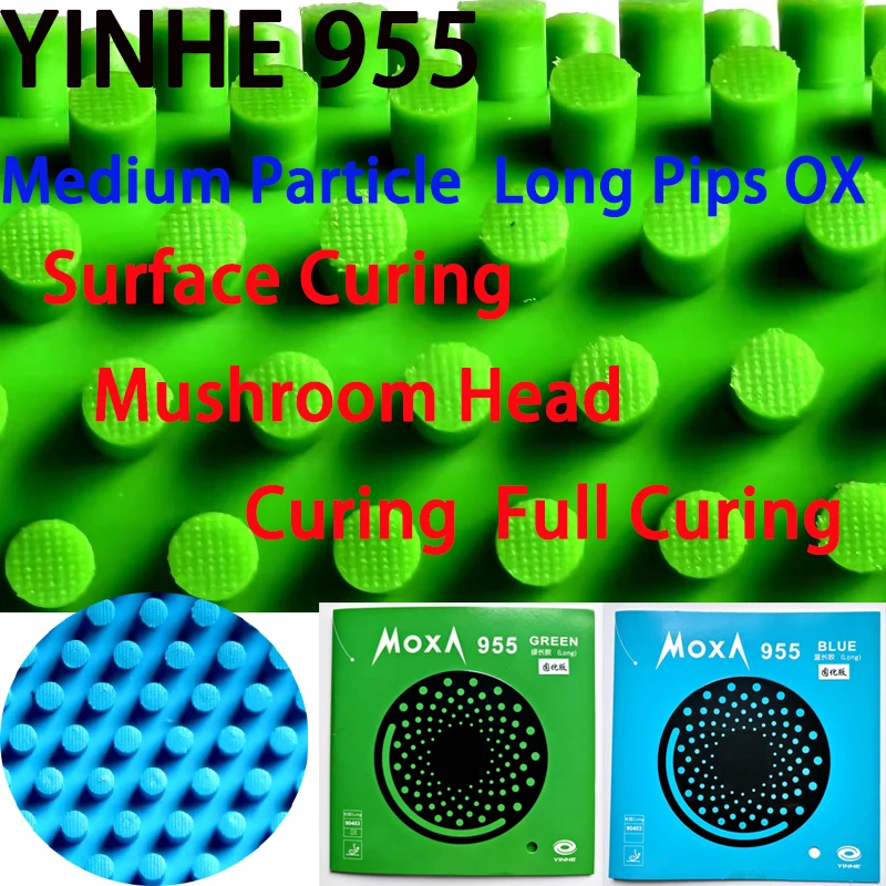 YINHE 955 탁구 러버 롱 핍스 OX 머쉬룸 헤드 - Table Tennis Score 리뷰 및 가격